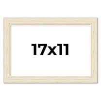 17x11 Frame White Real Wood Picture Frame Width 1.5 inches | Interior Frame Depth 0.5 inches | Barn
