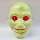 thumbnail image 2 of Máscara Scary Clown Green Zombie con ojos rojos de PVC para Halloween, 2 of 2