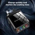 thumbnail image 3 of 4 - USB 3A Flat Travel Charging Head for Mobile Phones - Available in Multiple Colors, UK Plug, 3 of 5