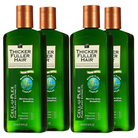 Thicker Fuller Hair Revitalizing Shampoo, 12 Ounce (Pack Of (Best Shampoo To Make Hair Thicker)