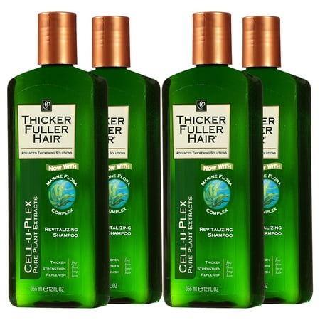 Thicker Fuller Hair Revitalizing Shampoo, 12 Ounce (Pack Of (Best Shampoo To Make Hair Thicker)