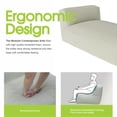 thumbnail image 6 of Outdoor Chaise Lounge Chair, Modern ANNY-H Lounge Chair, Patio Couch Sofa Comfy Patio Furniture Dense Foam Pool Loungers Lazy Sofa for Outside (Light Green), 6 of 8