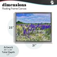 thumbnail image 4 of Stupell Industries French Country Summer's Bounty Meadow Gray Floating Frame Canvas Art, 31 x 25, by Lee Ann Zirbes, 4 of 8