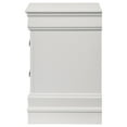 thumbnail image 5 of Louis Philippe 2-drawer Nightstand Bedside Table White, 5 of 13