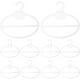thumbnail image 1 of 10 piezas de organizador para colgar bufandas, perchas multifuncionales para corbatas, cinturones y chales., 1 of 6