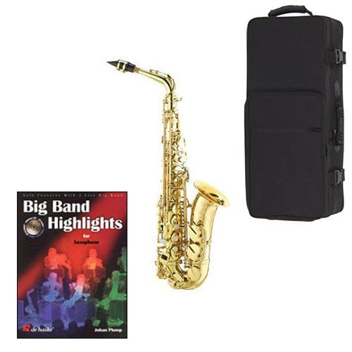 Big Band Play Along Alto Saxophone Pack Alto Sax w/Case Accessories