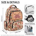 thumbnail image 7 of KUIFORTI Cute Capybara Print Girls Backpack Kids Bookbag Durable Polyester with Adjustable Straps Multiple Organizer Pockets for Students Elementary Middle School Daily Use, 7 of 7