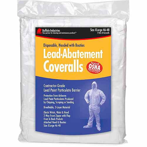 Buffalo Industries 68442 Extra Large Disposable Lead Abatement Coveralls