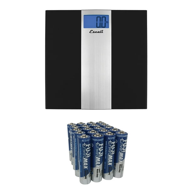 Escali Us180b Ultra Slim Bathroom Scale Fuji Batteries 3400bp20 Escali Us180b Ultra Slim Bathroom Scale