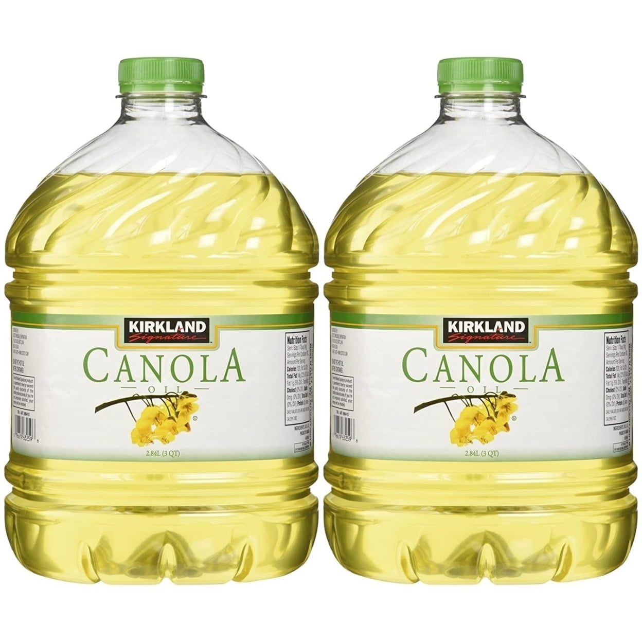 Kirkland Signature 100% Pure Canola Oil - 3 qt - 2 ct - SET OF 3
