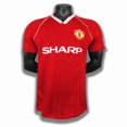 thumbnail image 1 of 1988-90 Manchester United Home Nostalgic Edition Red Devils Retro Short Sleeve Summer JerseyXXL, 1 of 2