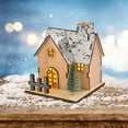 thumbnail image 4 of HongHeng Clearance Under $2.00 Christmas Ornaments Christmas Decorations Luminous Wooden Houses LED Wooden Christmas Houses Christmas Desktop Ornaments, 4 of 9