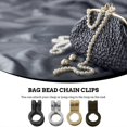 thumbnail image 3 of 40pcs Bag Iron Ball Chain Connector Clasps Fits Luggage Beaded Ball Chain Clips, 3 of 4