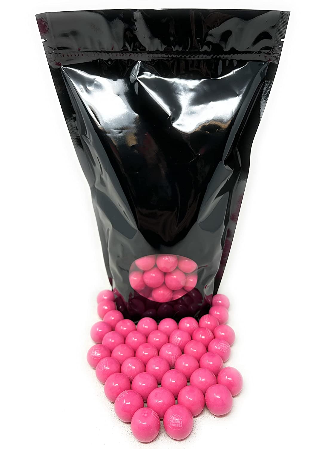 Dubble Bubble Pink Lemonade Flavor Bubblegum Pink Colored Gumballs 3