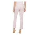 thumbnail image 2 of KASPER Womens Pink Zippered Straight leg Pants Size: 16, 2 of 4