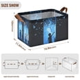 thumbnail image 7 of Yayeee Foldable Storage Basket for Shelves with Handles Waterproof Cloth Bins, Blue Butterfly, 7 of 7