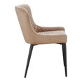 thumbnail image 3 of Moe's Home Collection Etta Fabric Dining Chair Brown Color, 3 of 4