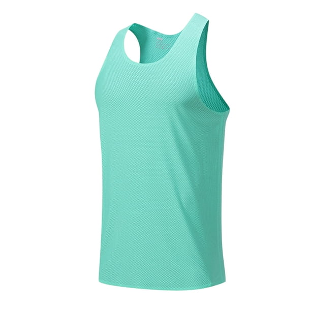 Chaleco sin mangas deportivo de verano para hombre: entrenamiento de baloncesto, poliéster, tallas S-XXL, secado rápido/transpirable, para exteriores.