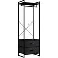 thumbnail image 1 of Sorbus Clothing Rack with Drawers – Tall Garment Rack with Wood Top, Steel Frame & Fabric Drawers – Stand Alone Closet Organizer, Black, 1 of 6