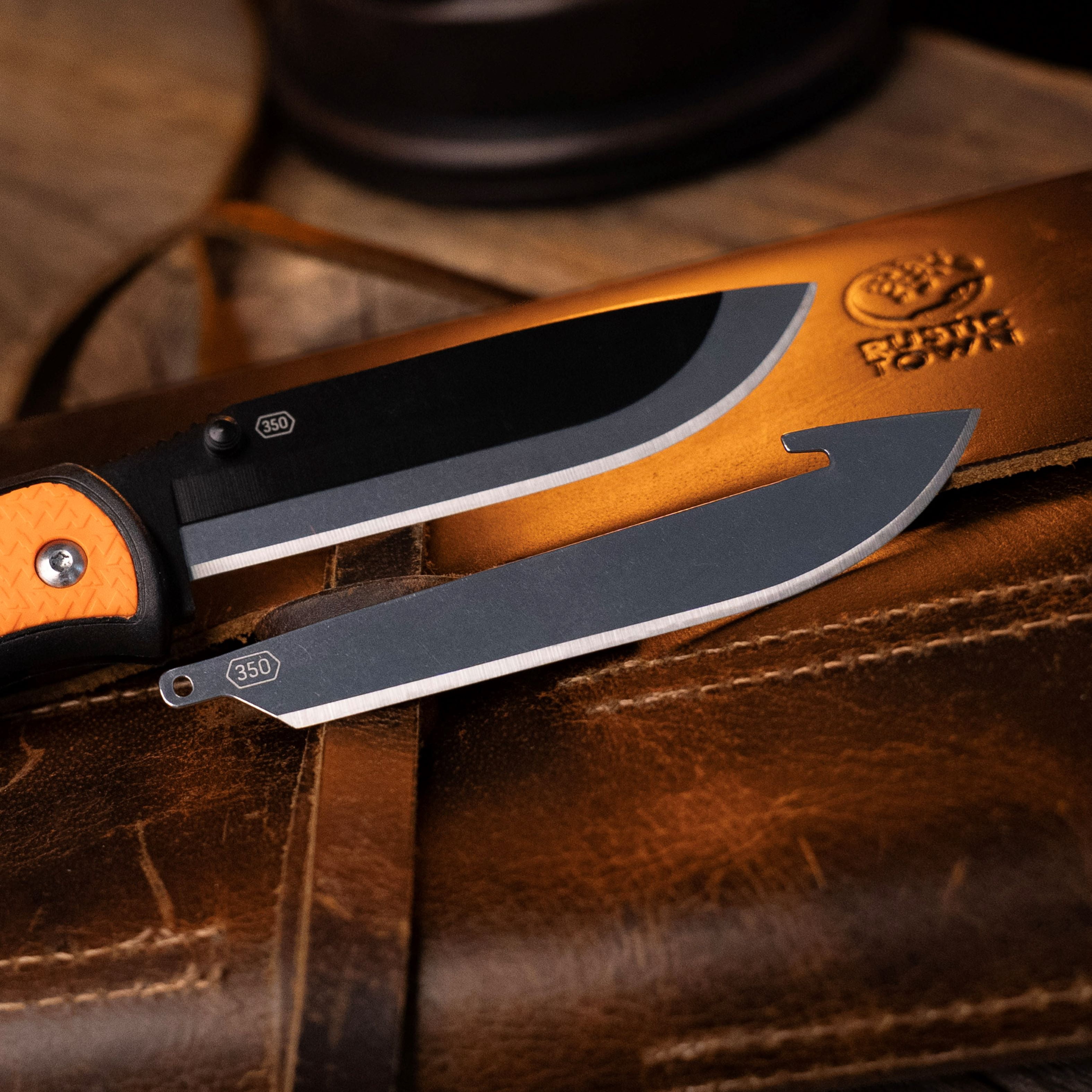 Outdoor Edge 3.5" RazorSafe Drop-Point Blade 5 pack