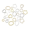 thumbnail image 4 of Pendientes Hugo DIY Charms Anillos de aleación 96pcs Colgantes Forma Estrella, 4 of 9