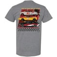 thumbnail image 3 of Men's Checkered Flag Heather Gray NASCAR 75th Anniversary Heritage T-Shirt, 3 of 3