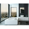 thumbnail image 6 of Hamilton Hills Contemporary Brushed Metal Wall Mirror (22" x 30"), 6 of 6