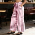 thumbnail image 5 of Axiiglly Pants for Women, Casual Loose Wide Leg Drawstring Workout Pants, Printed Lightweight Athletic Trousers S-3XL, 5 of 9