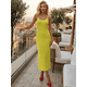 thumbnail image 2 of Vestido De Mujer Midi Casual Stretch Para Diario Y Salida, 2 of 5
