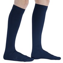 Made in USA - Men Compression Socks 20-30mmHg by Absolute Support - Navy, Small