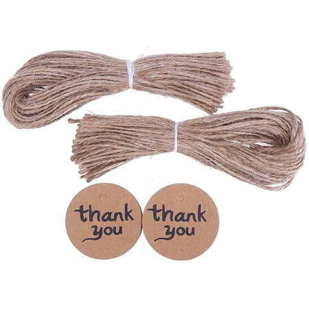 100 Tag Regalo A Forma Di Cuore In Cartoncino Con Spago Di Iuta Per Bomboniere Matrimonio (Lavanda) - 4