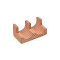 thumbnail image 1 of Wood Sushi Tacos Holder Serving Rack Divider Taco Rack Tray Plates B, 1 of 5
