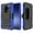 Black/Dark blue, variant on GSA Rubberized Holster Case w/Kickstand for Samsung Galaxy S9 Plus - Black/Blue