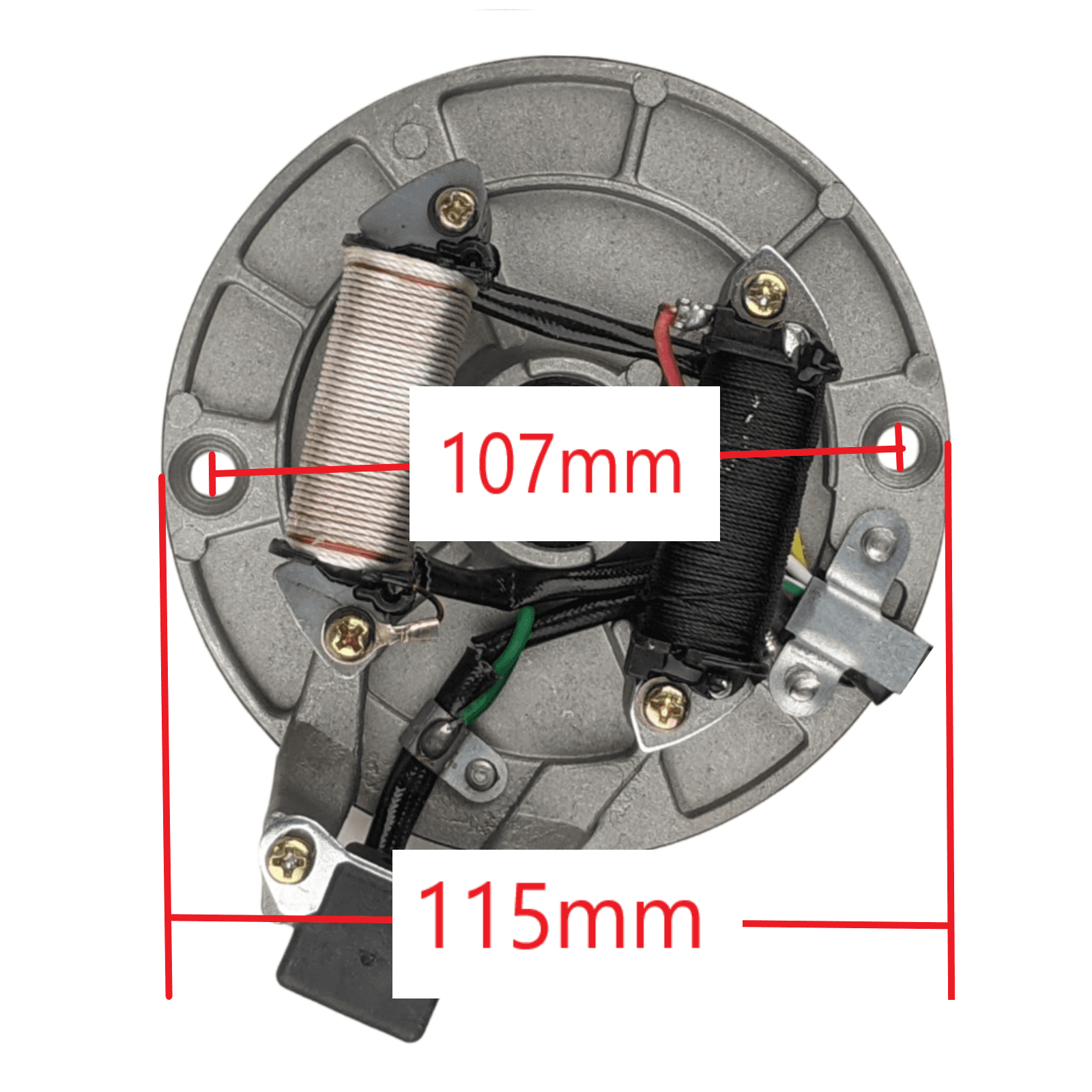 Apollo 6-Pol Stator & Magneto Für GY6 125cc/150cc Motor – Passend Für Quad, Dirt Bike, ATV