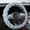Blue, variant on Ohmyroo D-Shape Car Steering Wheel Cover Warm Plush Non Slip Protector for 14-15 Inch Wheels