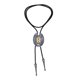 thumbnail image 1 of Elegante Bolo Tie de vaquero occidental con colgante Camisa de cuerda de cuero s Joyas para vestidos Accesorio de ropa de baile , R R Hugo Corbata de hombre, 1 of 10