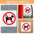thumbnail image 3 of Business Sign No Dog Allowed 1Pcs Adhesive Backing Cleanliness Maintenance Office, 3 of 9