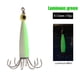 thumbnail image 1 of Calamar Jig Pesca Señuelo Gancho Pulpo Cebo Duro Artificial (Verde Luminoso 8 Garra), 1 of 5