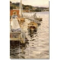 thumbnail image 1 of Ceramic Tile Mural-Anders Zorn Waterfront Painting 80. 24" w x 36" h using (24) 6 x 6 ceramic tiles, 1 of 3