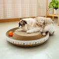 thumbnail image 4 of Grattoir à Chat en Carton Rond Ondulé pour Chats d'Intérieur, 4 of 10