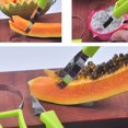 thumbnail image 4 of Herramientas multifunción para tallar sandía de acero inoxidable, pelador de frutas, cortador de frutas, herramientas para cortar semillas de frutas, sandía, 4 of 5