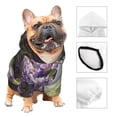 thumbnail image 3 of Balery Lilacs Teapot Scenic Painting Sudadera con Capucha para Perros Pequeños – Ropa para Mascotas, Disfraz para Perros y Gatos, Ideal para Fiestas y Cosplay-Small, 3 of 7