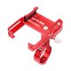 thumbnail image 5 of Soporte de montaje de teléfono de bicicleta de metal Aluminio Se adapta a la mayoría de los accesorios de abrazadera de montaje de teléfonos Rojo Zulema Soporte para teléfono de bicicleta, 5 of 8