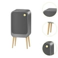 thumbnail image 6 of DOMELAY Trash Can with Lid Holder Touchless Waste Basket for Toilet Kitchen Entryway Deep Grey, 6 of 9