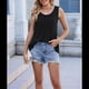 thumbnail image 5 of Camisetas Sin Mangas para Mujer, Túnicas Básicas de Verano, Ropa Suave, Conjuntos Casuales de Moda 2025. Negro L, 5 of 10