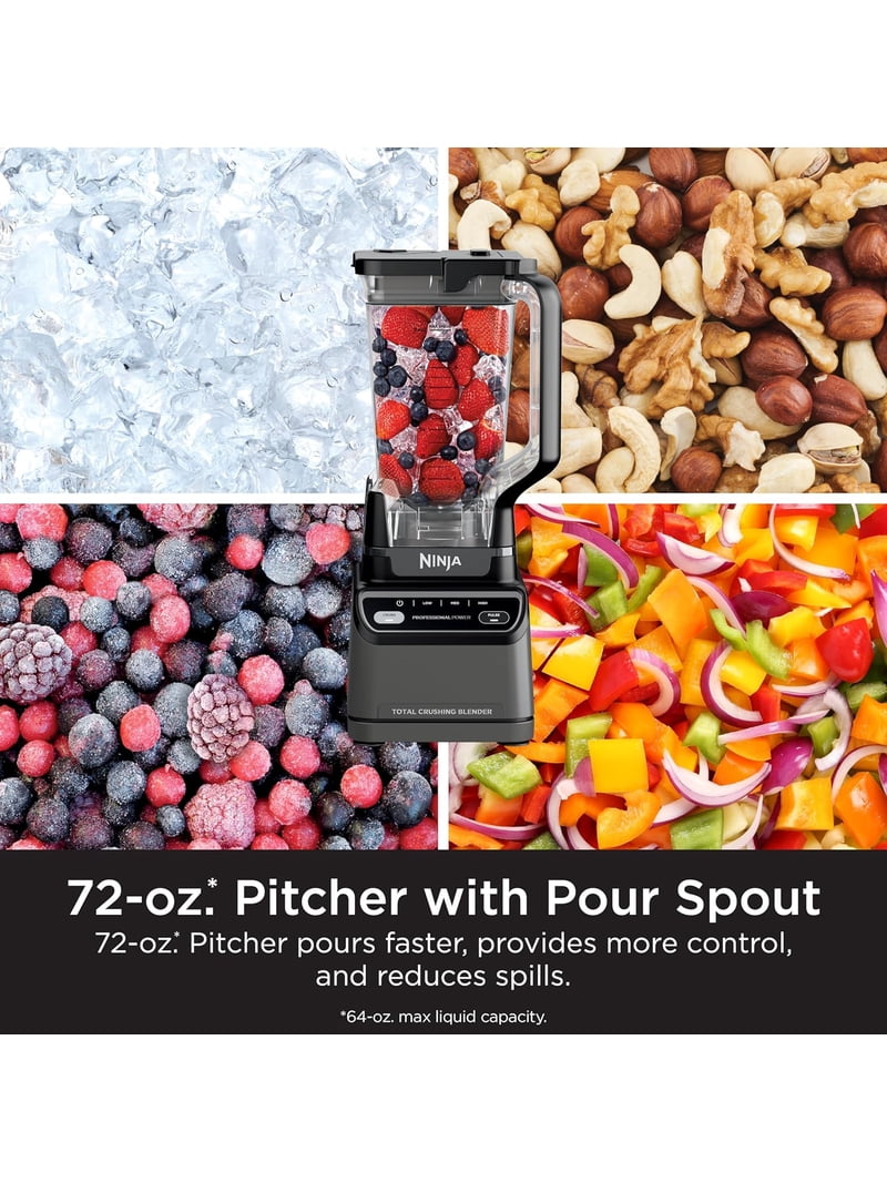 Ninja, Professional Blender, 1200 Watts, Dark Grey - Walmart.com