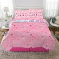 Barbie Kids Full TieDye BedinaBag, Reversible Comforter and Sheets