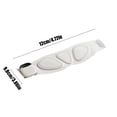 thumbnail image 3 of Back Support Belt, Heat Therapy Wrap, Ergonomic Design, For Office/Travel, 3-Mode Heating, Breathable Fabric, Lumbar Pain Relief, Adjustable Straps, Posture Aid, Daily Comfort | Rubber, White, 3 of 6