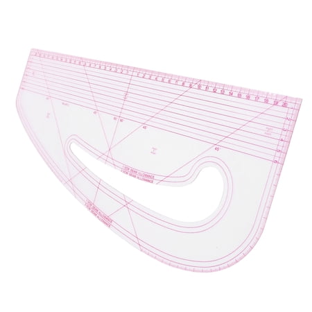M Buder Pattern Making Ruler Large Multi Function Garment Making Metric Curve Sewing Ruler, 18.11 inches / 46.00 cm