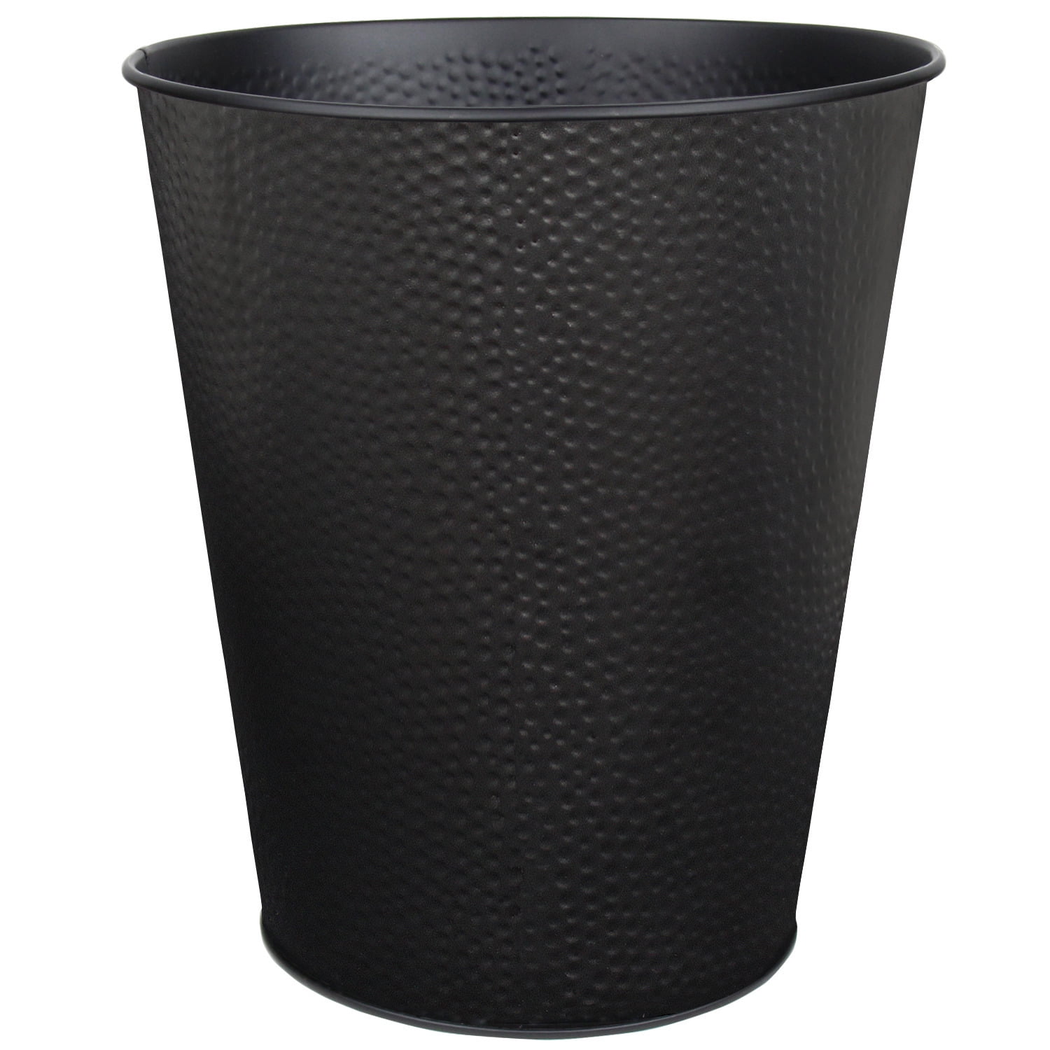 Wastebasket for Bedroom, Bathroom, Trash Can 6 Liters, Black, Stainless ...